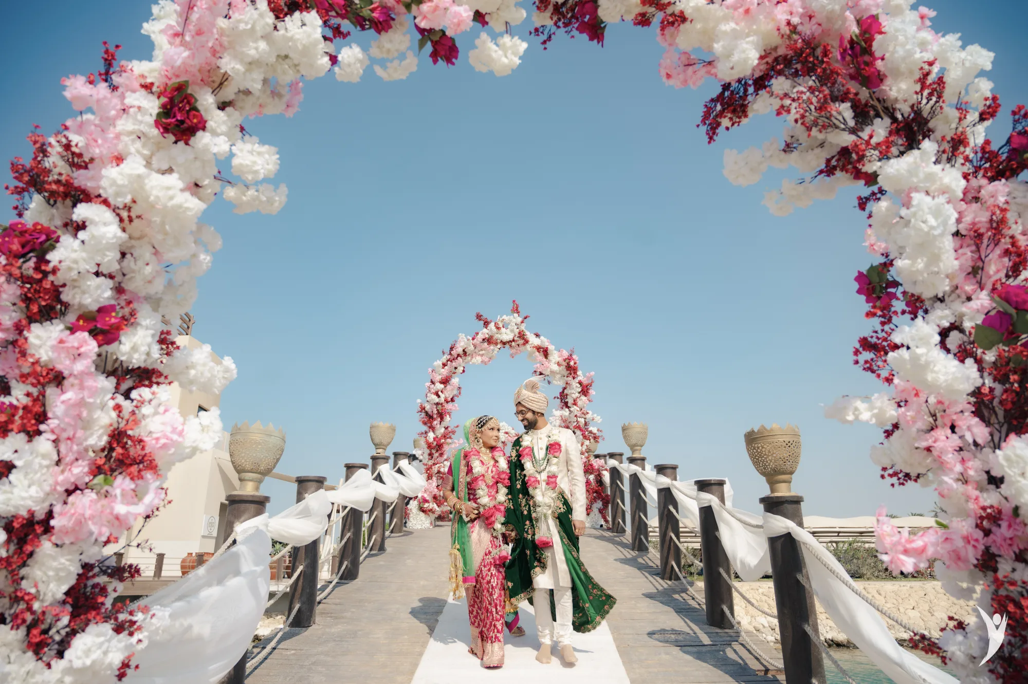 An Indian Wedding by the Sea - Jessal and Sampriti at Sofitel Bahrain